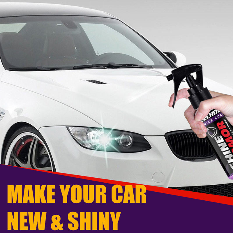 236ml  SHINE Quick Ceramic Coating Car nano Wax Polish Spray Super hydrophobic Hybrid Liquid glass Solutions Ceramic Polish Wax