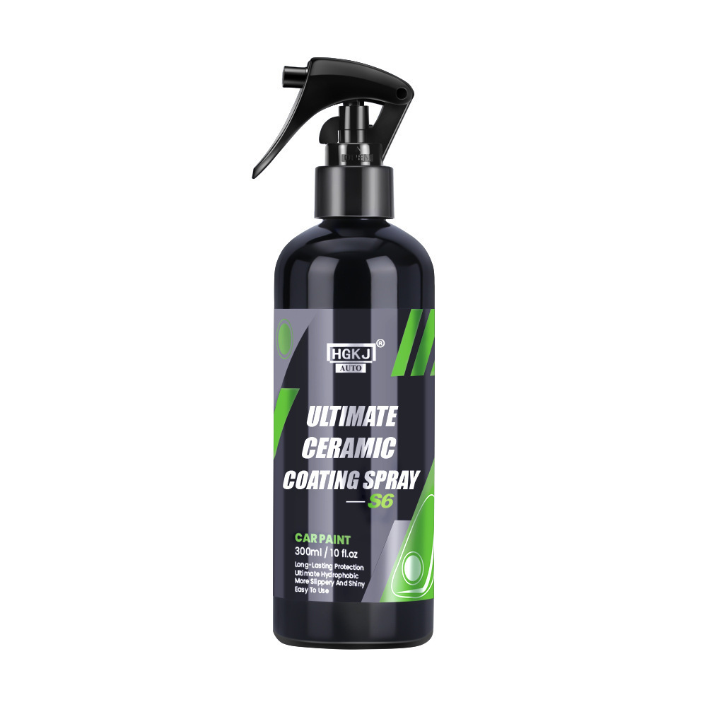 HGKJ S6 300ml 9H Ceramic Car Coating Hydrochromo Paint Care Nano Top Quick Coat Polymer Detail Protection Liquid Wax Car Care