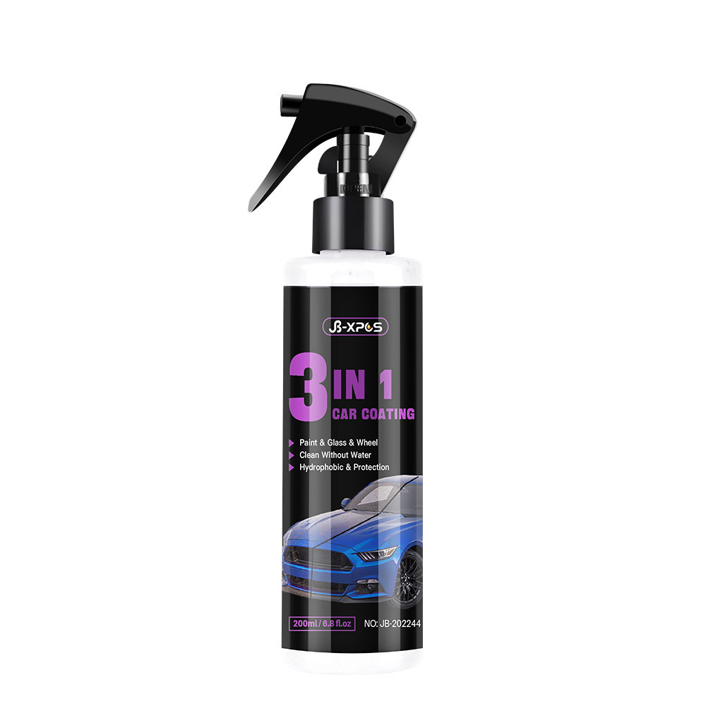 JBXPCS-44 3in1 Car high protection quick ceramic coating spray nano anti hydrophobic polish agent car spray Wax Clean Agent