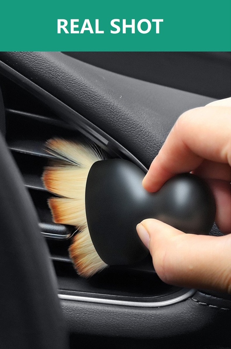 OEM Car interior cleaning brush, gap air conditioning air outlet dust removal brush car washing tool soft bristle brush