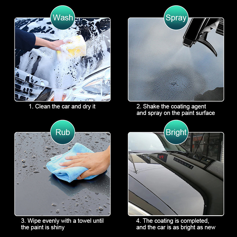 OEM Spray Car Top Coating Sealant Repellent Nano Glass Polishing Plated Crystal Liquid Hydrophobic Coating Waterproof Agent