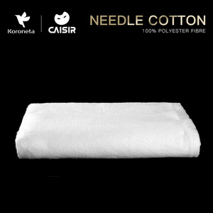 OEKO-TEX Standard 2.5D 7D 15D  100% polyester fibers Woven Cotton Batting needle punched cotto for Home Textile