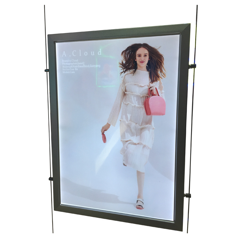 Hanging On Air Light Box Led Lighted Photo  Frame Window  Display