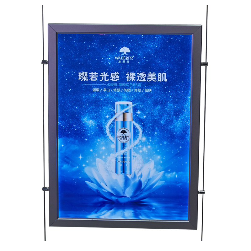 Hanging On Air Light Box Led Lighted Photo  Frame Window  Display