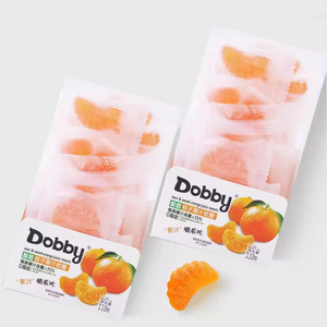 China OEM ODM Jelly Fruit Gummy Candy Round Orange Gummy Candy