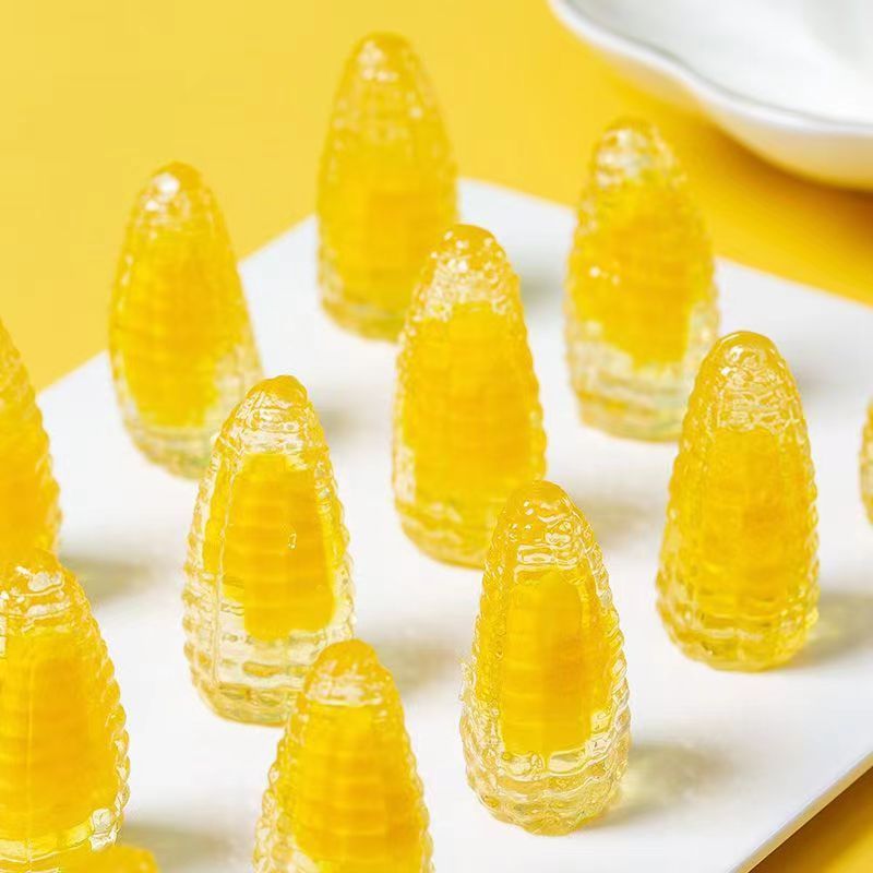 Bulk Corn Soft Candy Fruity Flavor Corn Gummy Candy Manufacturers