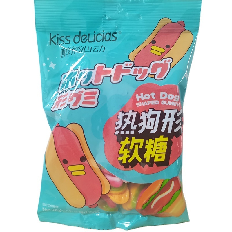 Fast Food jelly Hot Dog Sweet Gummy Candy