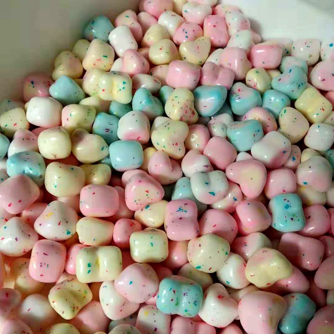 Sugar Coated Cotton Candy Colorful Crispy Fruit Flavor Marshmallow Sweet Delicious Marshmallow