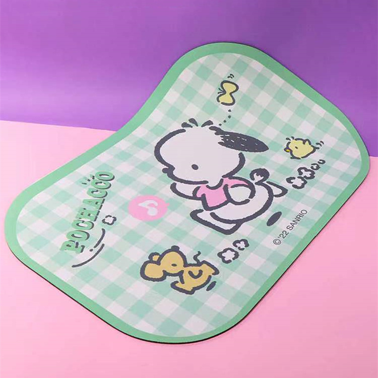 Cartoon Design Carpet Diatom Mud Bath Mats 3d Printed Rugs For Bathroom