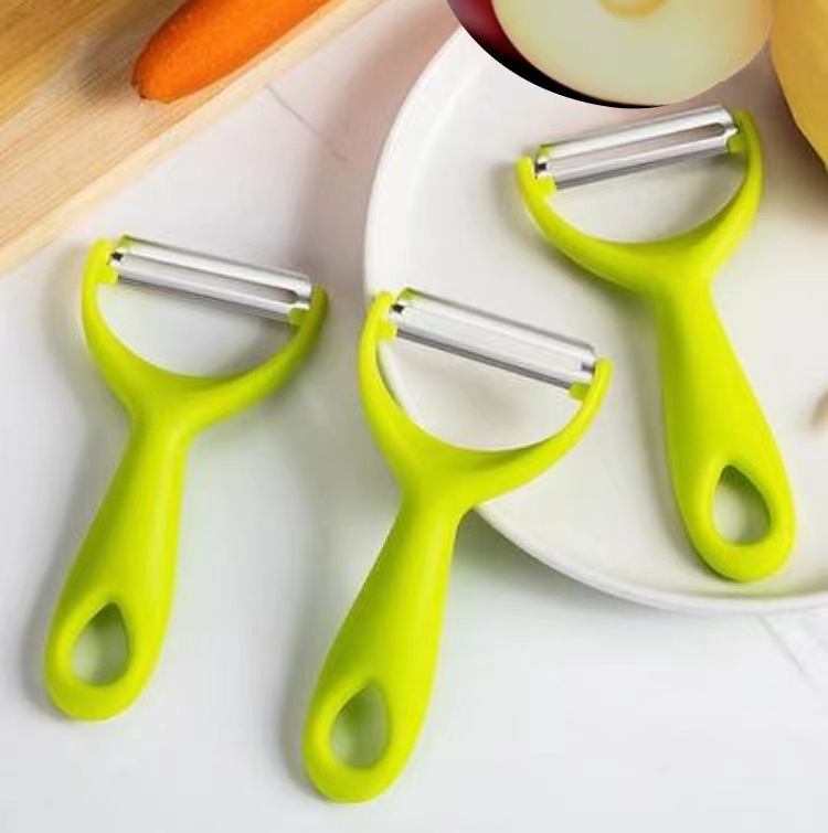 hot selling products 2024 amazon Kitchen Tools Stainless Steel Peeler Plastic Handle Potato Cucumber Carrot Fruit Peeler