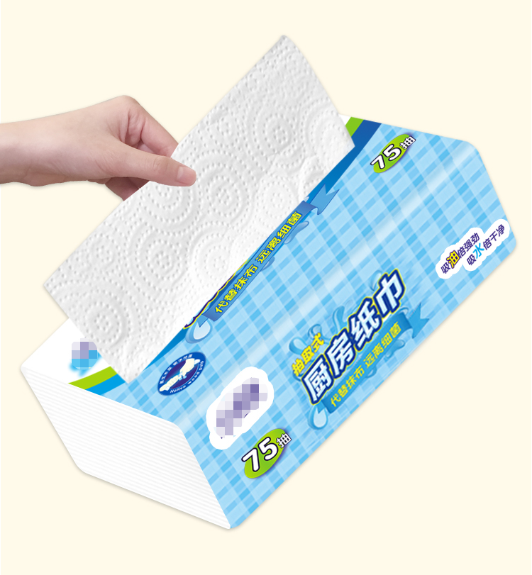 Hot Sale Super Oil Absorbent Disposable Towel Dining Table Kitchen Cleaning Cloth Lazy Rag Nonwoven Roll Wood Pulp Customized