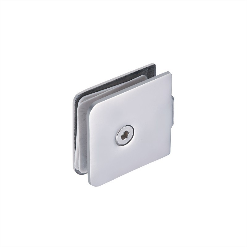 Made in China Hot Sale 0 Degree Brass Shower Glass Door Connector Clip glass door hinge glass clamp