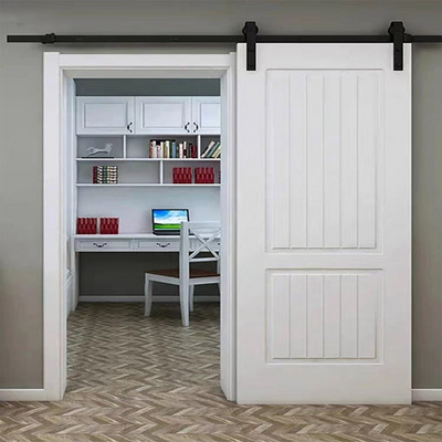 Sliding doors with magic sliding doors that fully hide hardware and track wooden doors with wall-mounted hidden sliding systems