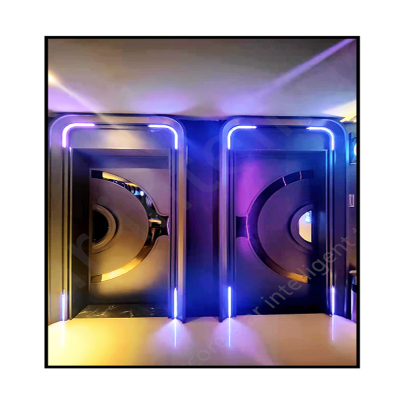 New design modern door Luxury Custom Ktv Soundproof Led Doors For Cinema Club