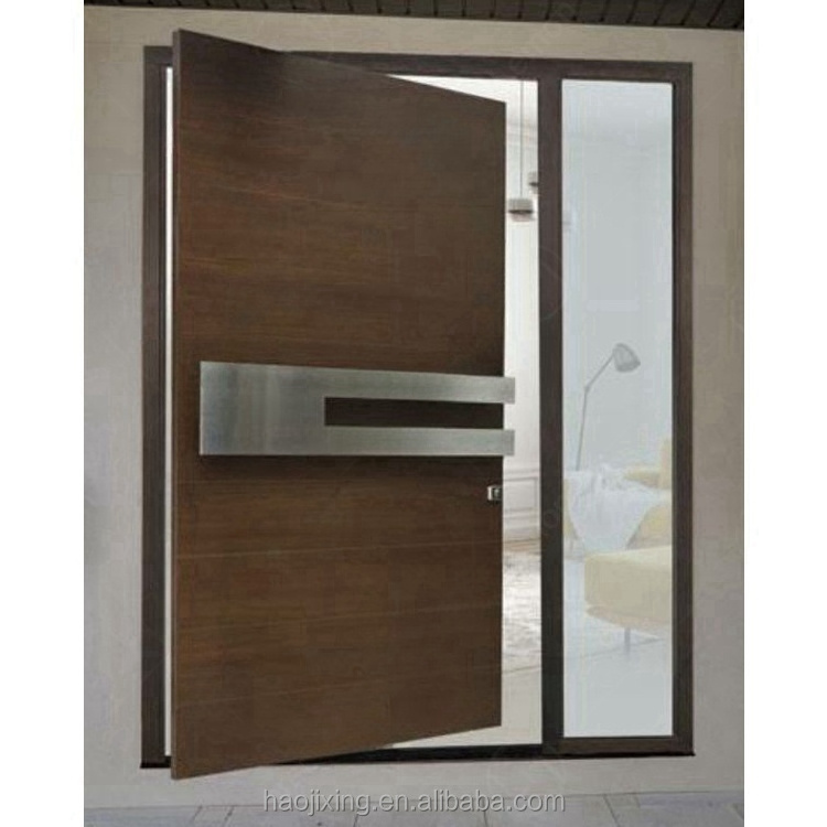 Custom New American Steel Aluminum Composite Wood Main Entrance Wooden Door