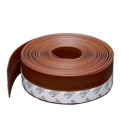 3M Adhesive Silicone Rubber Door Bottom Seals Draught Excluder Weatherstripping Sealing Strips Transparent 25mm Weather Strip