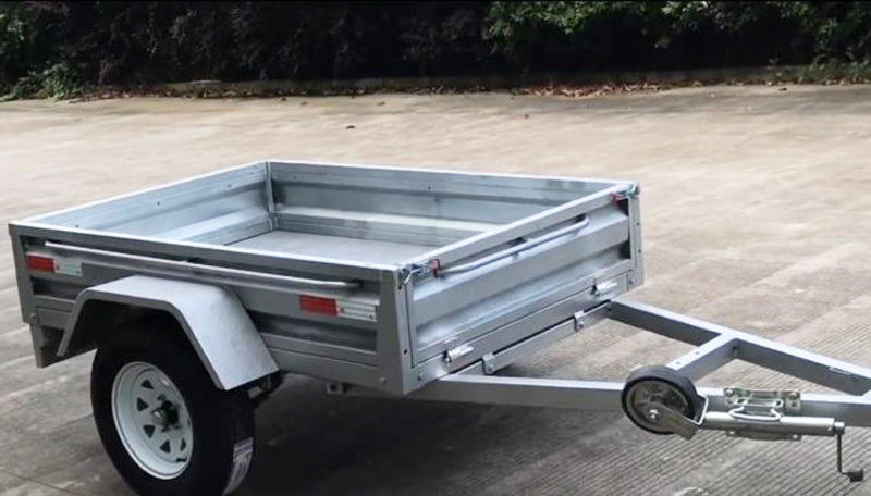 Cheaper Manufacturer Galvanized Foldable Utility Box Trailer For Australia