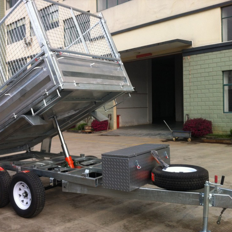 Galvanized Box 12x5 Full Welded Tilt Trailer