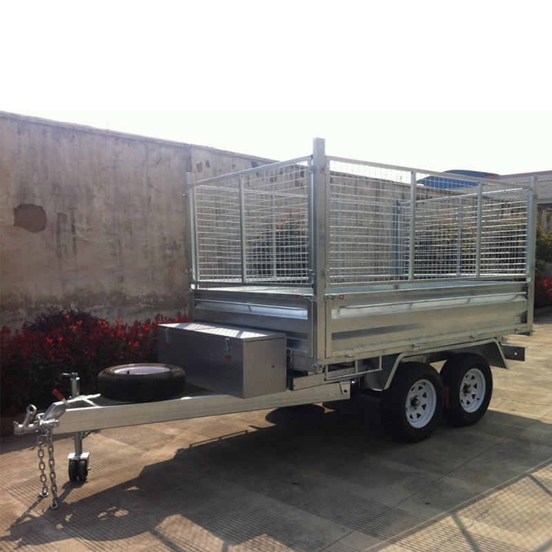 Galvanized Box 12x5 Full Welded Tilt Trailer