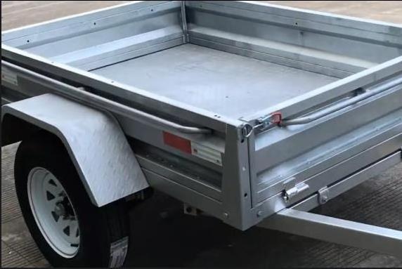 Cheaper Manufacturer Galvanized Foldable Utility Box Trailer For Australia