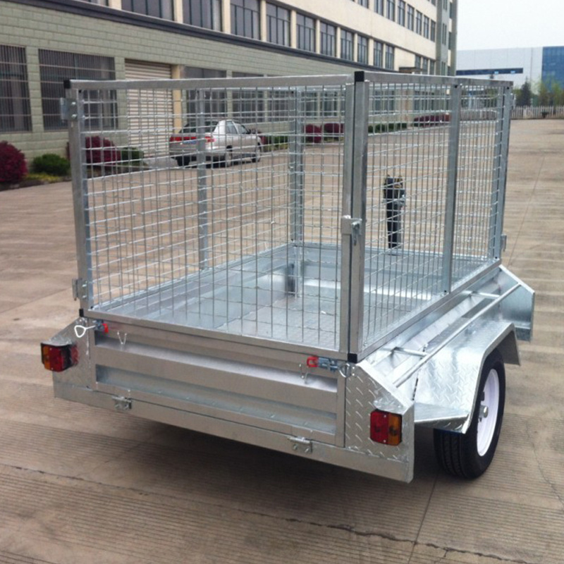 Fully Welded Single Axle 7'X4' Small Trailers For Sale