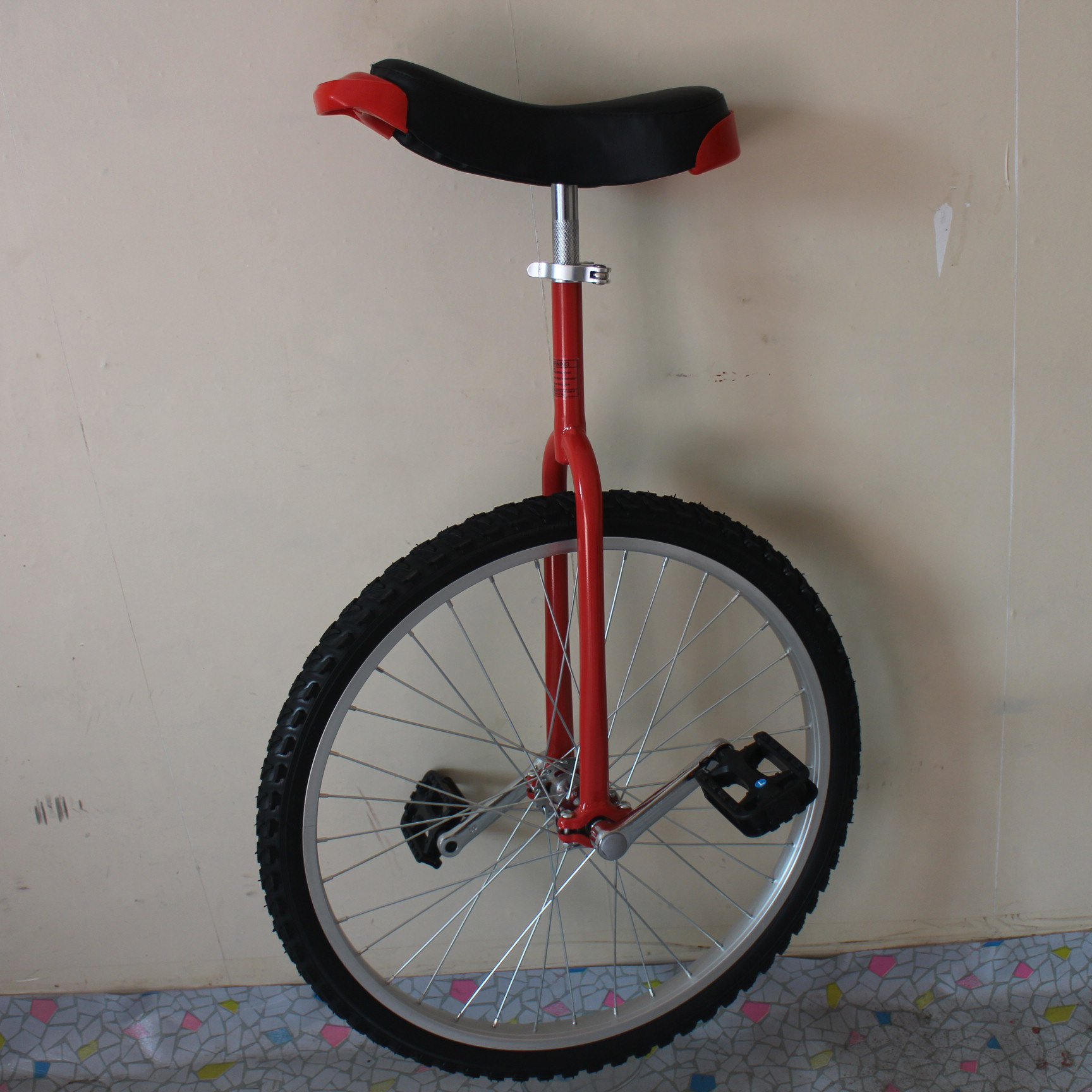 24 inch unicycle Aluminum Alloy unicycle bicycle steel fork unicycle one wheel bike single wheel bicycle