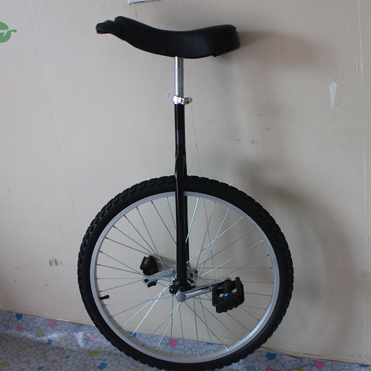 24 inch unicycle Aluminum Alloy unicycle bicycle steel fork unicycle one wheel bike single wheel bicycle