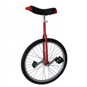 24 inch unicycle Aluminum Alloy unicycle bicycle steel fork unicycle one wheel bike single wheel bicycle