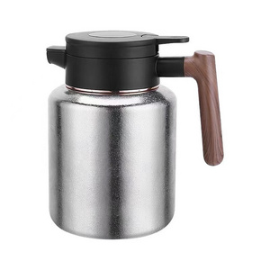 Titanium Thermal Coffee Carafe Large Capacity Vacuum Insulation thermostat 51Oz / 12 Hour Heat Retention coffee pot thermos