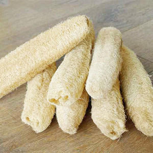 Biodegradable Soft Glove Kids Bath Natural Loofah Sponges For Soap