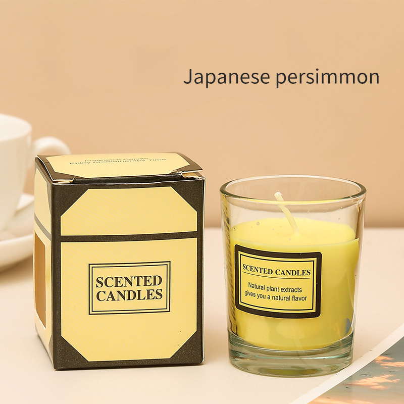 OEM Aroma Luxury Organic Soy Wax Candles In Glass Jar With Lid Customized Fragrance Luxury Candle