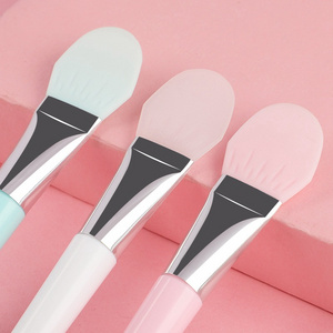 Single Pack New Design Mini Beauty Facial Cosmetic Silicone Plastic Mask Spatula And Bowl