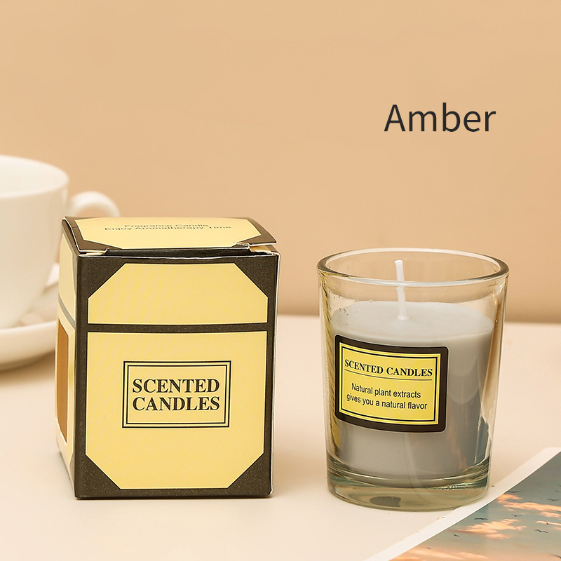 OEM Aroma Luxury Organic Soy Wax Candles In Glass Jar With Lid Customized Fragrance Luxury Candle