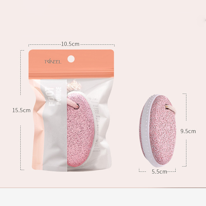 Hard Dry Dead Skin Remover Pink Foot Exfoliating File Callus Scrubber Home Foot Grinding Stone Double Sided Natural Pumice Stone