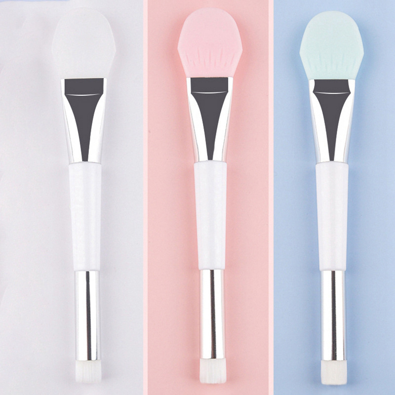 Single Pack New Design Mini Beauty Facial Cosmetic Silicone Plastic Mask Spatula And Bowl