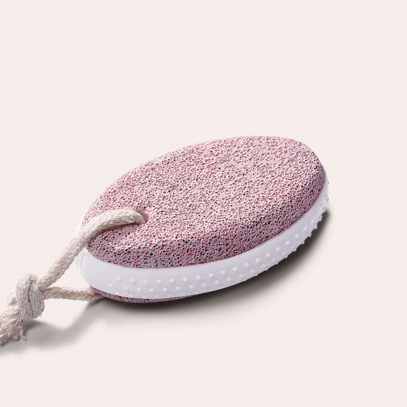 Hard Dry Dead Skin Remover Pink Foot Exfoliating File Callus Scrubber Home Foot Grinding Stone Double Sided Natural Pumice Stone