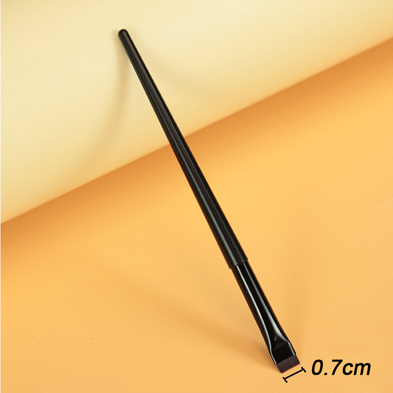 Hot Popular Makeup Brush Tools High-end Ultra Fine Thin Flat Angled Flat Eye Brushes Flat Eyeliner Brush With Private Label