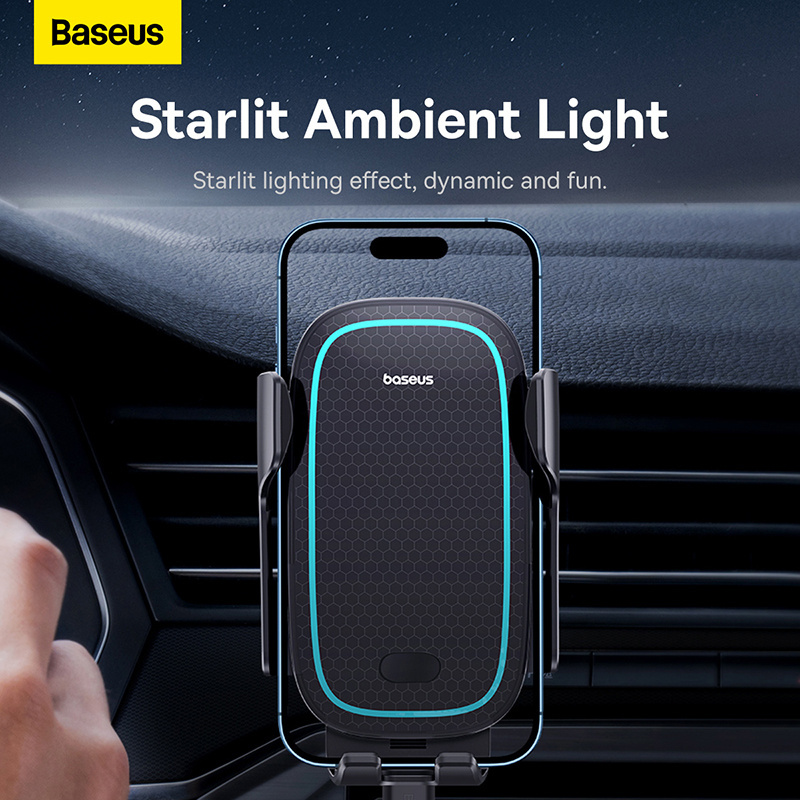 Baseus Car Wireless Charger Car Phone Holder Auto for iPhone 15 Samsung Xiaomi Car Holder 15W Air Vent Mount Holder