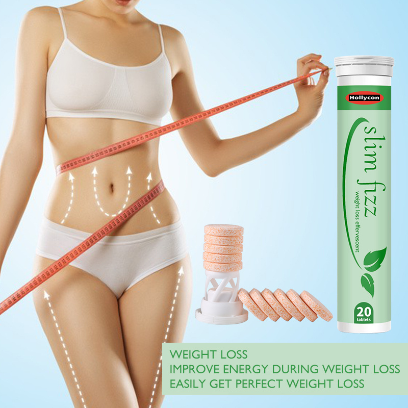 OEM Slim beauty fizzy tablets Konjac glucomannan weight loss slimming effervescent tablets