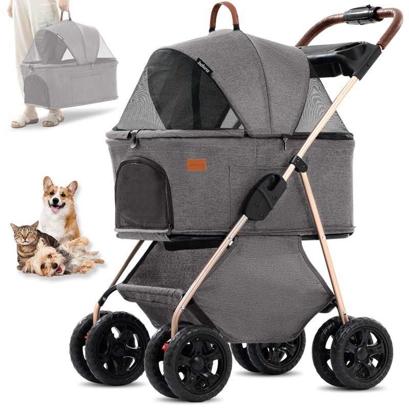 best quality dog stroller and car seat system dog stroller up to 20 kg pet stroller for medium dogs