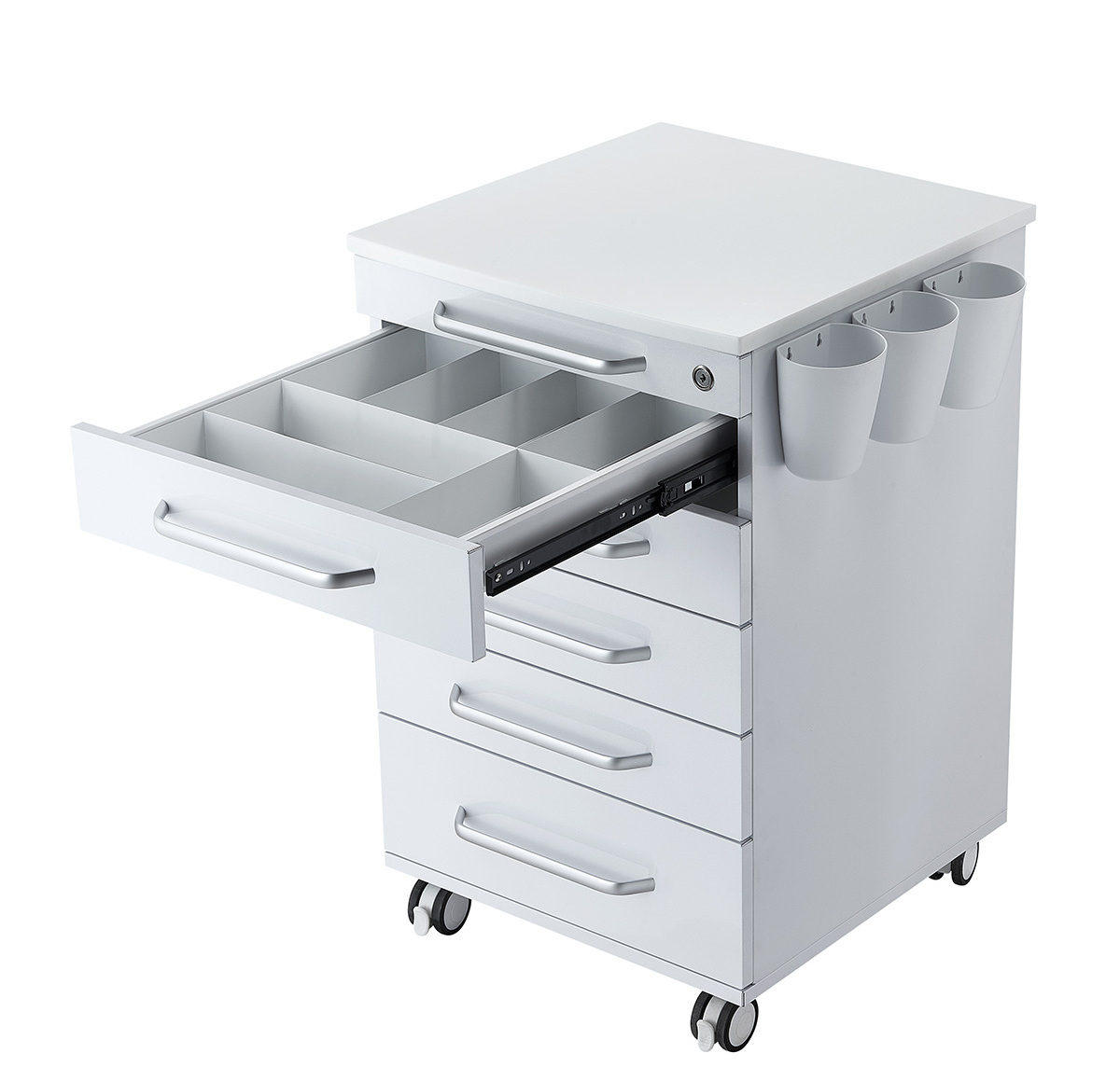 Manufacturers High Quality Stainless Steel Medical Dental Lab Cabinets with Wheels