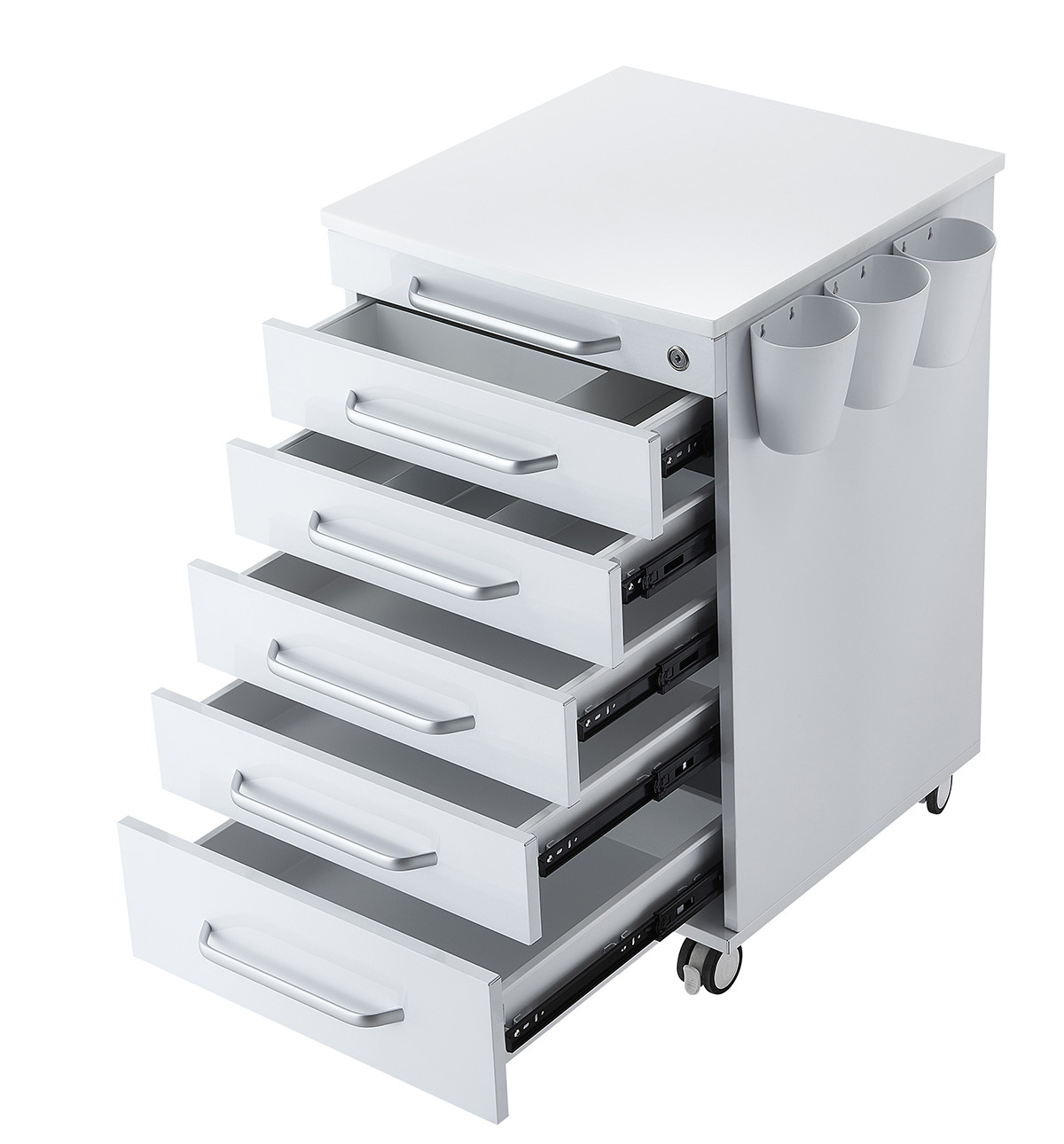 Manufacturers High Quality Stainless Steel Medical Dental Lab Cabinets with Wheels