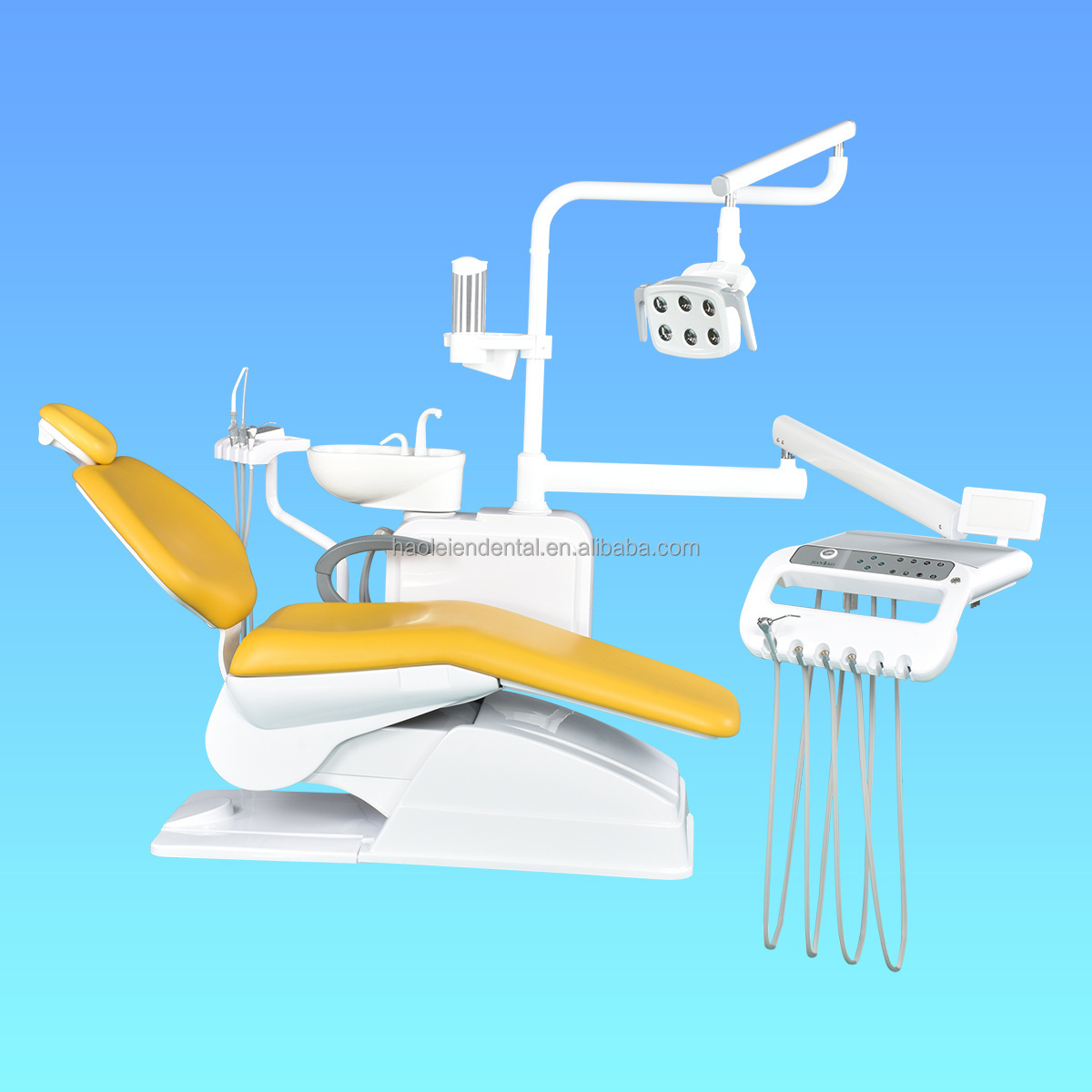 Foshan Dental Equipments Electricity Dental Chair for Left Hand Dentistry Surgery Dental Chair with Touch Control System