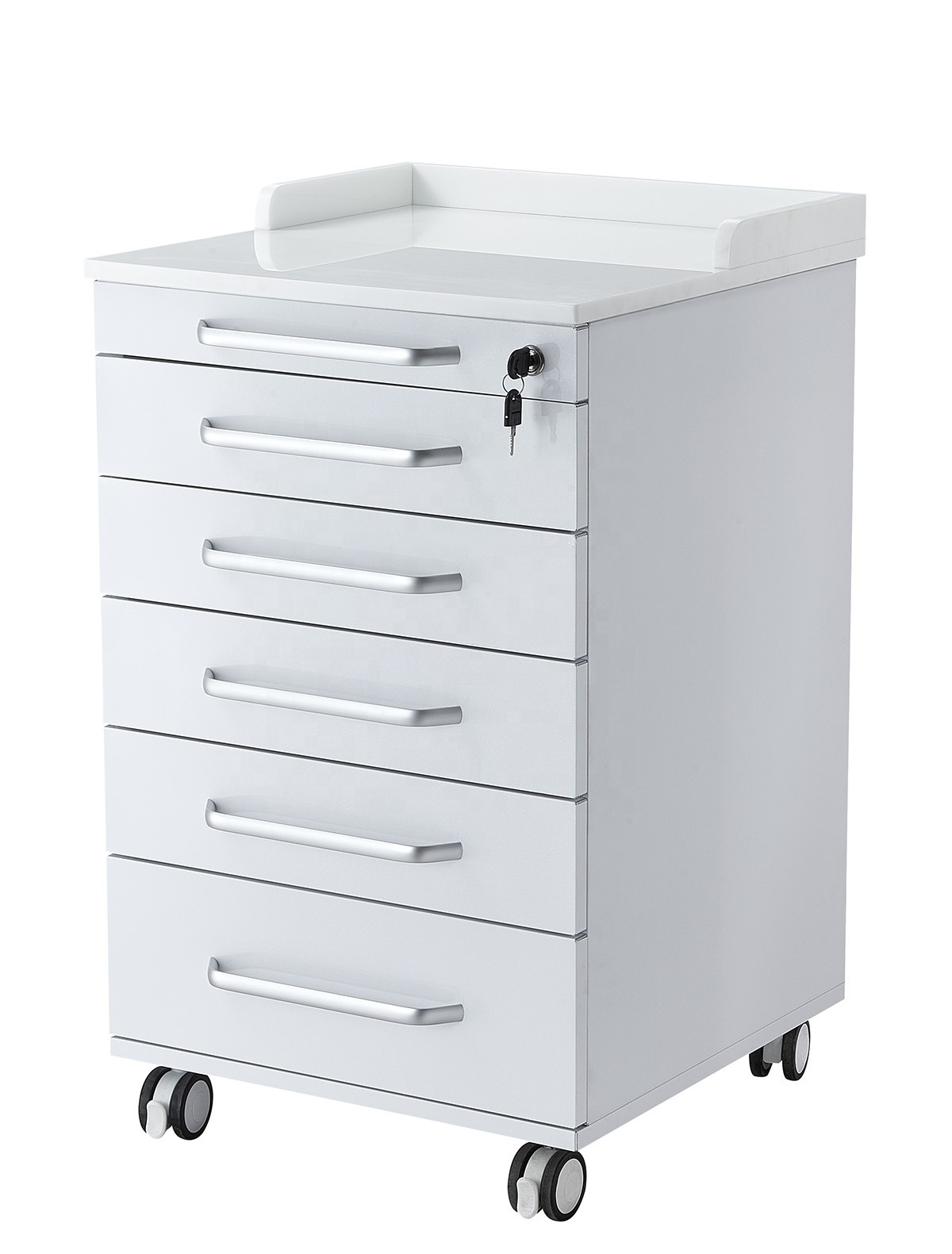 Full Set Modular Stainless Steel Cabinet Dental Storage Cabinets with Mobile Trolley for Dental Office