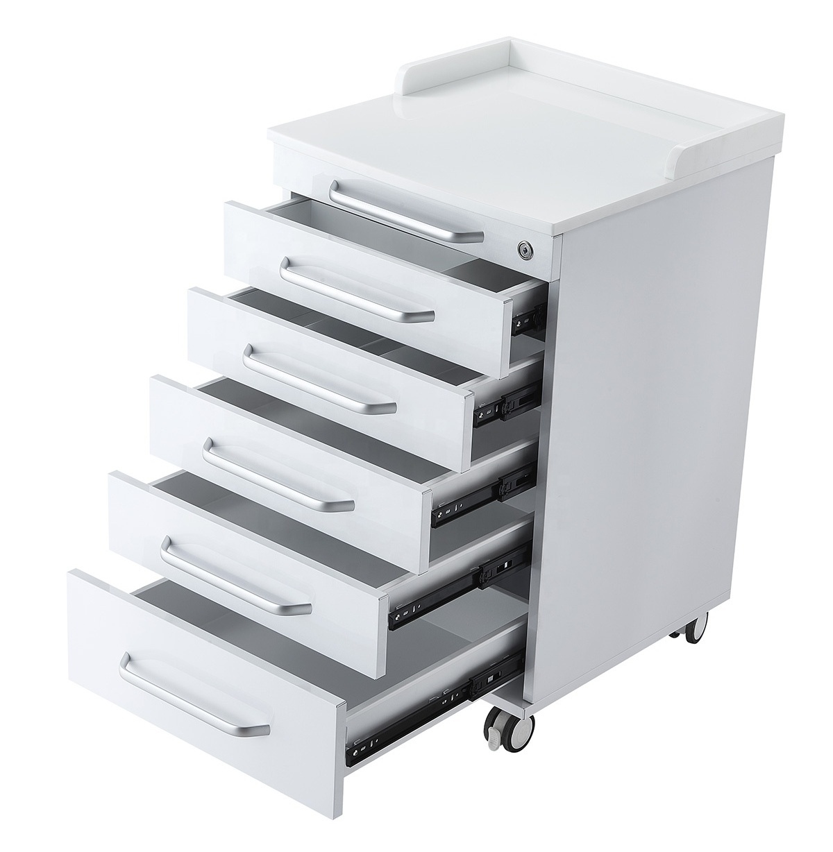 Full Set Modular Stainless Steel Cabinet Dental Storage Cabinets with Mobile Trolley for Dental Office