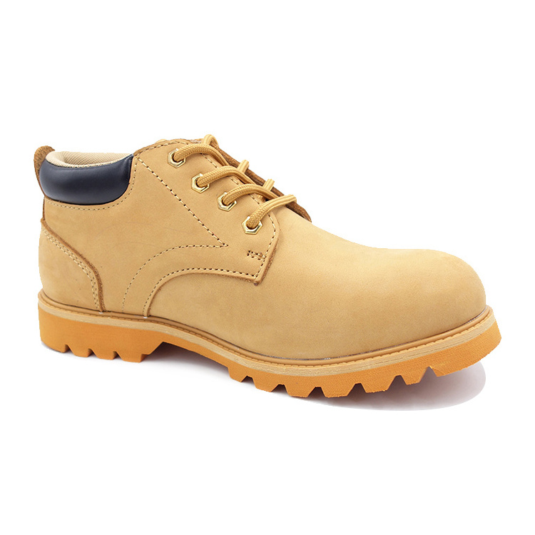 High Quality Genuine Leather Anti-slip Heavy Duty Mining Industrial Construction Men Work Boots Goodyear Safety Shoes