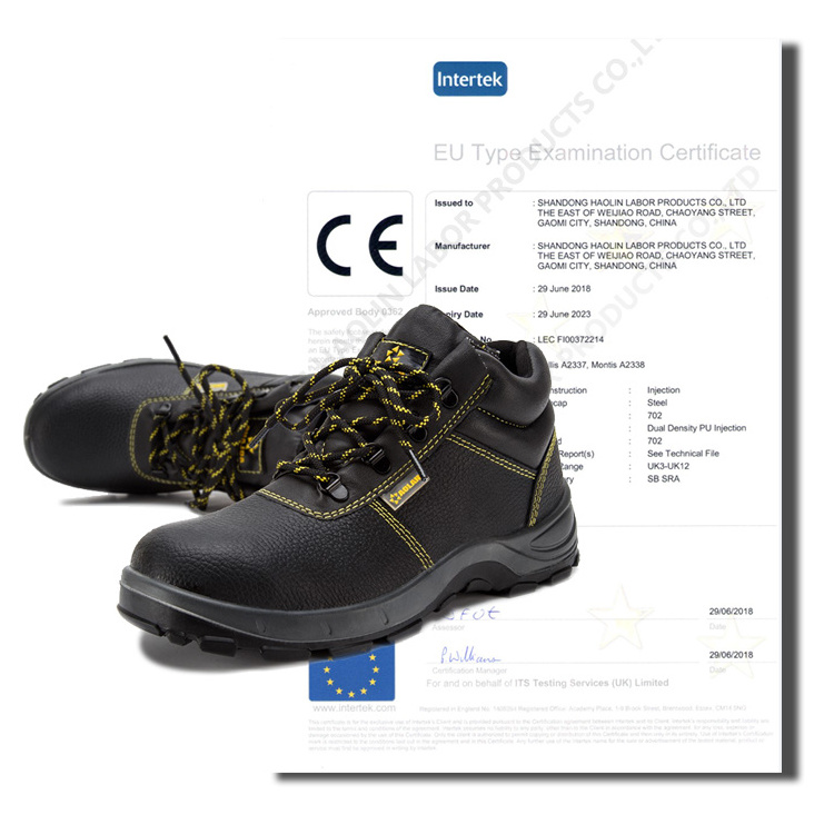 Clute/Spro Brand High Cut Steel Toe Anti-slip Anti-puncture Waterproof Men Industrial Safety Shoes Boots