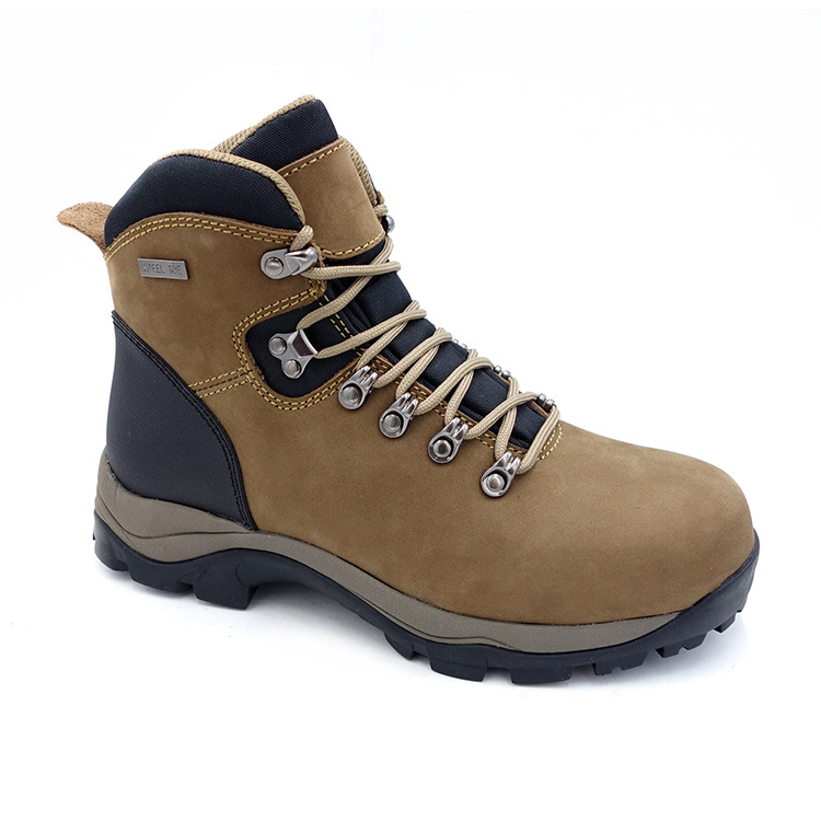 Rugged Steel Toe Flex Insulated Nubuck Leather Waterproof Breathable Soft Toe Work Boot Safety Shoes