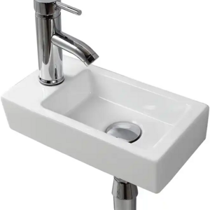 Wholesale Modern Porcelain Rectangular Under Counter Bathroom Sink  Hand Wash Basin Ceramic Undermount Bathroom Basin