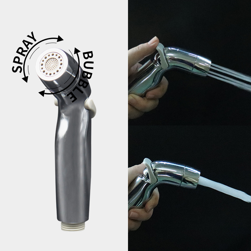 Hand Shower Head Bidet Handheld Sprayer Faucet Toilet Plastic Handle Shattaf Toilet Bidet Sprayer Set